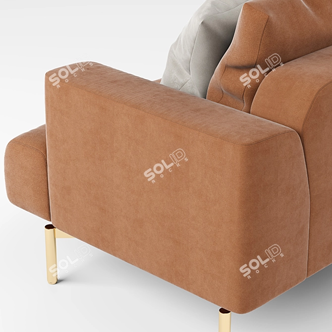 Modern Tais Sofa: Timeless Elegance 3D model image 3