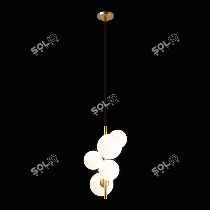 Croco Lightstar Pendant Chandelier 3D model image 2