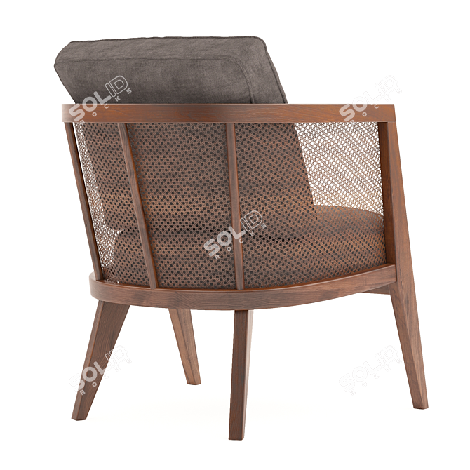 Luxury Harvey Probbers Lounge Chair 3D model image 3