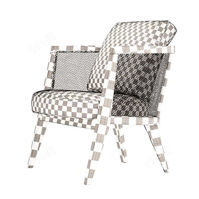 Luxury Harvey Probbers Lounge Chair 3D model image 4