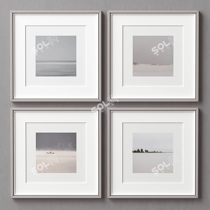 Versatile Set of Picture Frames - 162 3D model image 3