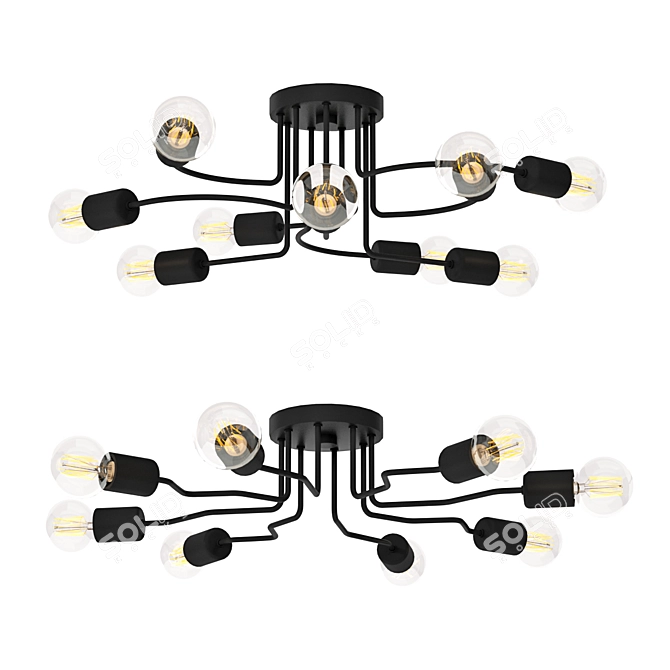 EGLO ORAZIO Pendant Light Set 3D model image 6