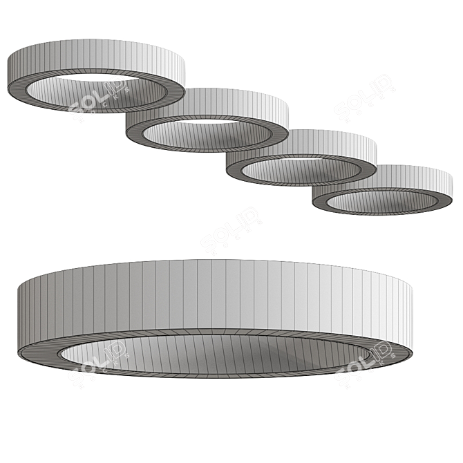 Terzo Apollo Ceiling Lamp 3D model image 2