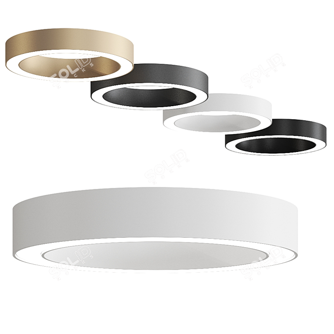 Terzo Apollo Ceiling Lamp 3D model image 7