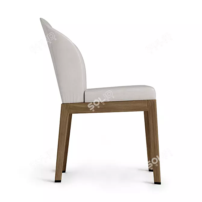 Giorgetti Blade Table: Geometry, Textured 3D model image 3