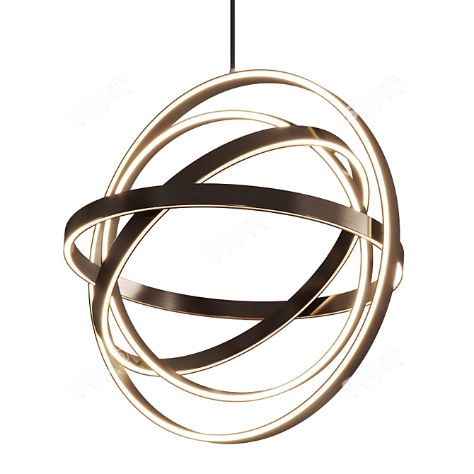 B612 Pendant Lamp by Henri Bursztyn 3D model image 3