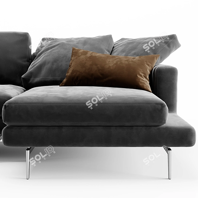 Modern Verzelloni Larsen Sofa 3D model image 4