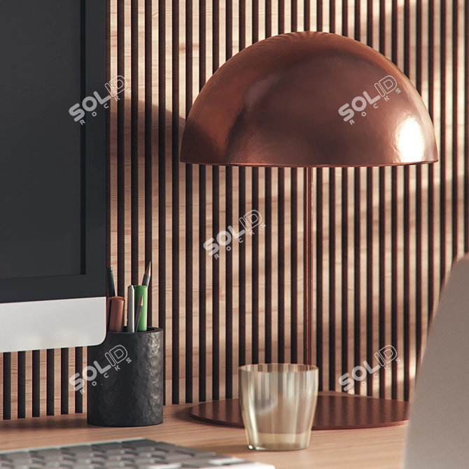 Modern Office Furniture Set 3D model image 10