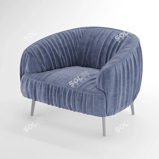 Elegant Minotti Chair: Vray 3D Modeling 3D model image 4