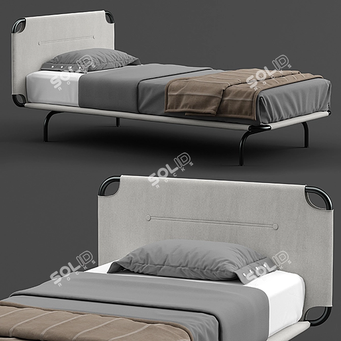 Nidi Tube - Stylish and Space-Saving Bed 3D model image 2