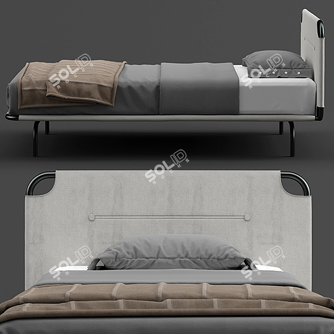 Nidi Tube - Stylish and Space-Saving Bed 3D model image 3