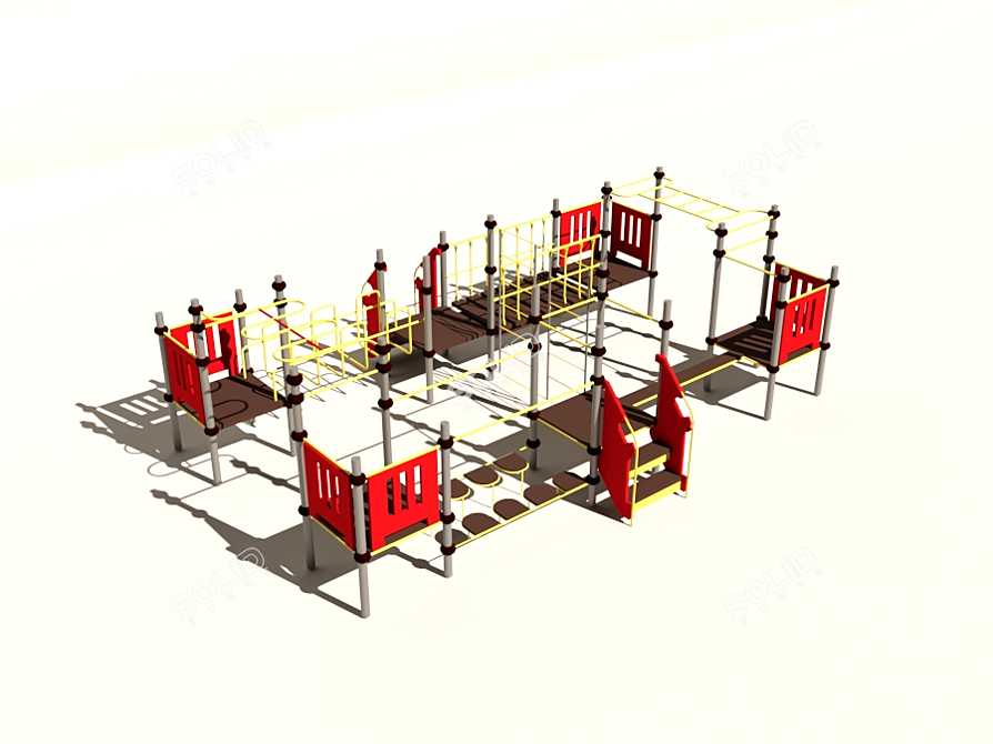 Romana Sports Complex: Ultimate Fun for Kids 3D model image 1