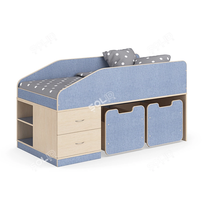 Legenda K08 Children's Bed 3D model image 1