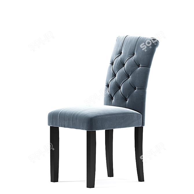 Modern Preston Dining Chair Set 3D model image 4