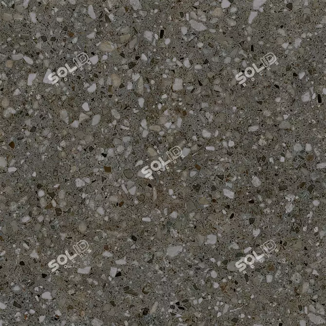 Terrazzo Multi Stone Wall Tiles 3D model image 5