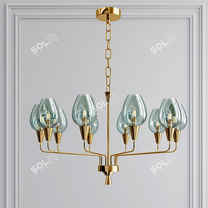 Antioch Pendant Chandelier | Elegant and Stylish Lighting 3D model image 2