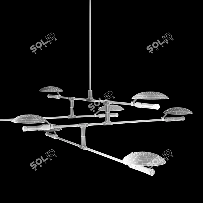 Aventura AC11188 Chandelier 3D model image 2