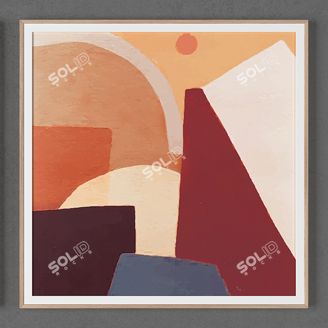 Artistic Frames Set 3D model image 3