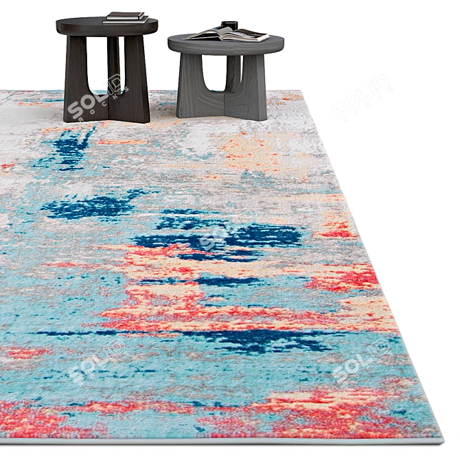 Luxury Velvet Carpet | No. 064 3D model image 2