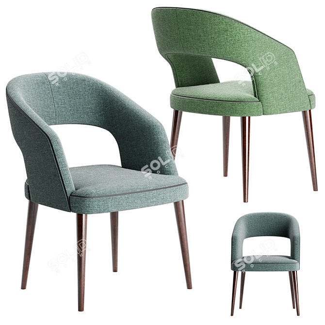 Sleek LOOM Chair: Order Now! 3D model image 1