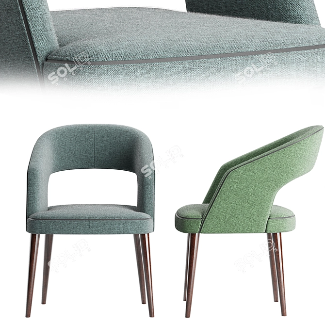 Sleek LOOM Chair: Order Now! 3D model image 2