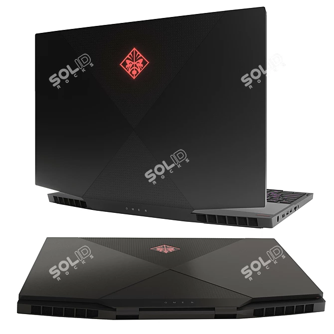 OMEN X2S: Ultimate Gaming Power 3D model image 2