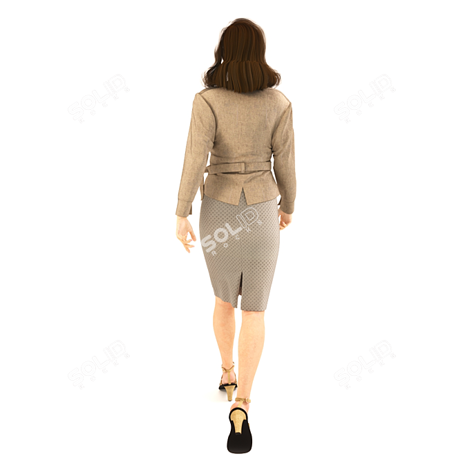 Official_Melani: High-resolution Dynamic Pose 3D model image 3