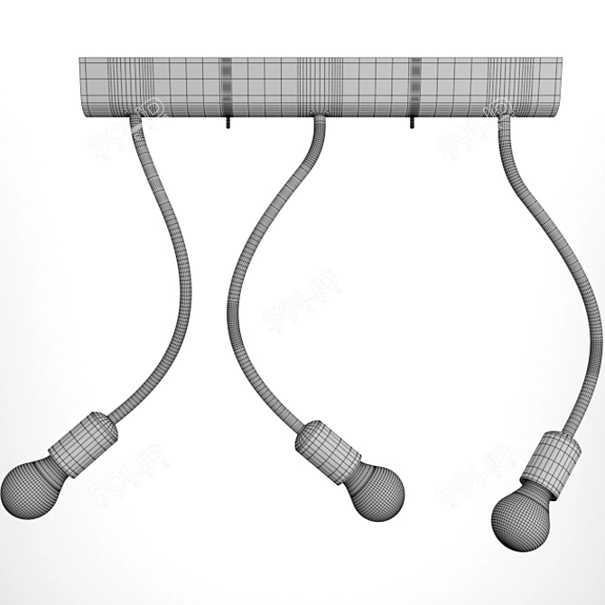 Nowodvorski Flex 9767/9773: Surface Mounted Light 3D model image 5