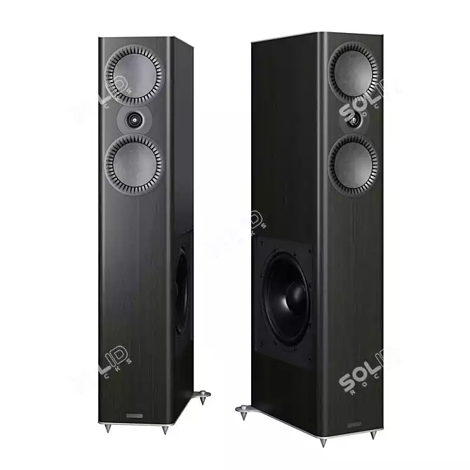 Mission QX-5 Floorstanding Acoustic System 3D model image 1