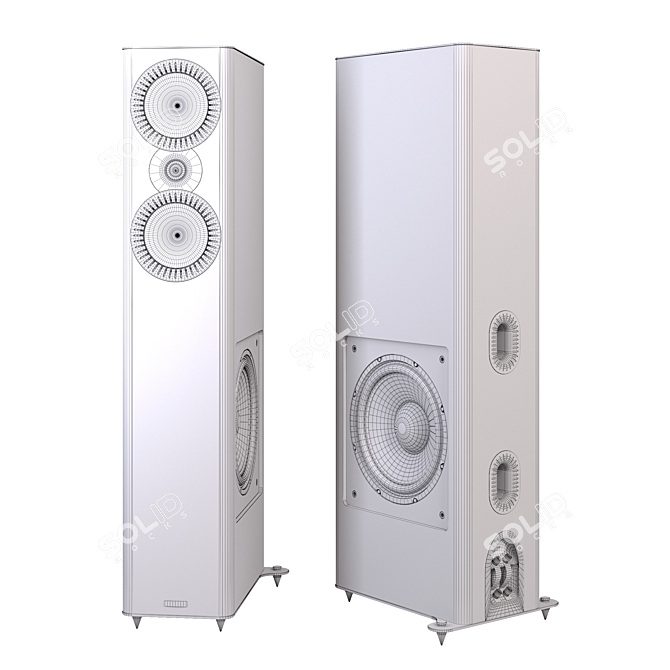 Mission QX-5 Floorstanding Acoustic System 3D model image 3