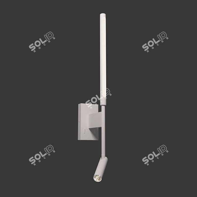 MJ KONO READ 3200K WH Wall Sconce 3D model image 2