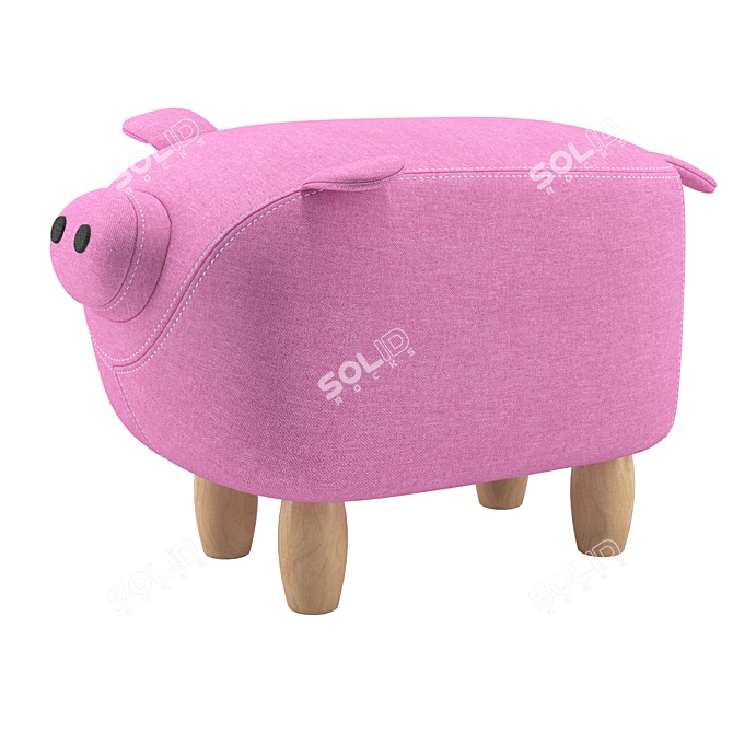 Playful Porcine Toy 3D model image 2