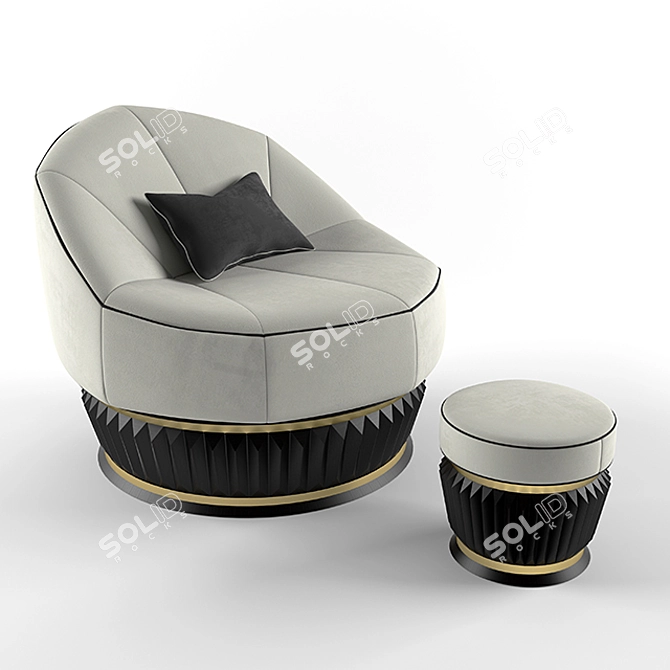 Vintage 3D Chair - 2013 Vray-Corona 3D model image 1