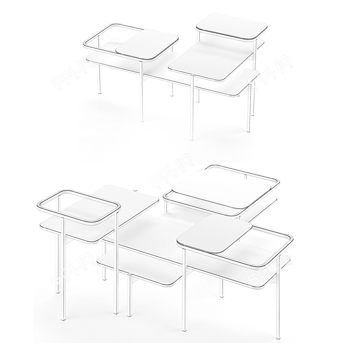 Versatile Duplex Occasional Table 3D model image 5