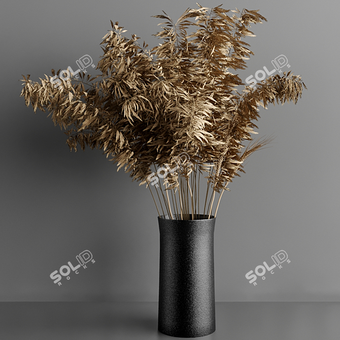 Editable Bouquet: High-Detail 3D Model 3D model image 1
