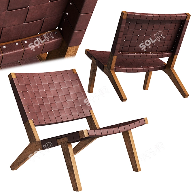 Royale Comfort Lounge Chair: DE LA ESPADA 128 3D model image 1