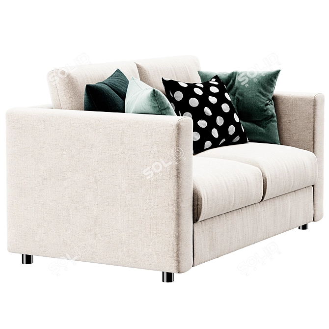 Modern Comfort: Ikea Finnala 2-Seater Sofa 3D model image 2