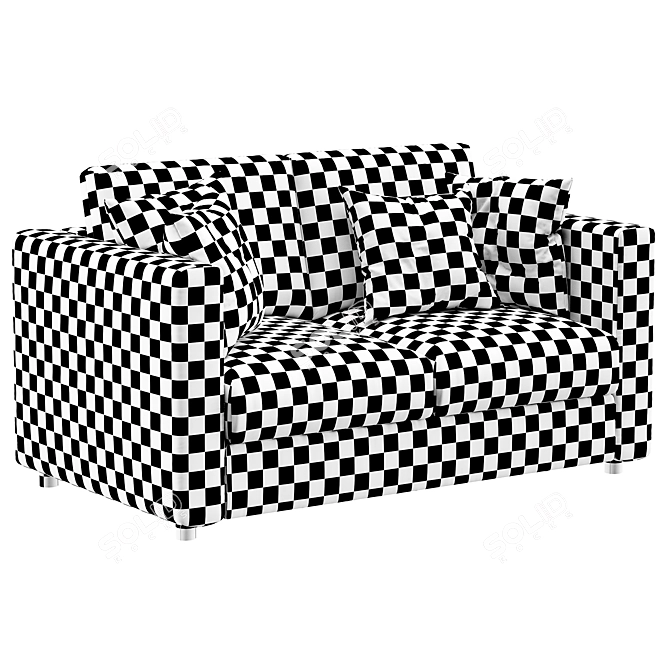 Modern Comfort: Ikea Finnala 2-Seater Sofa 3D model image 5