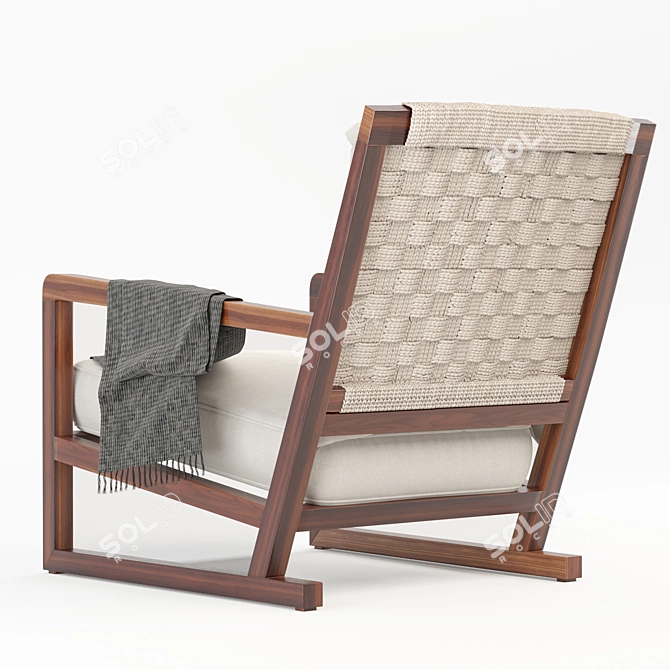 Stylish Clio Armchair by B&B Italia 3D model image 2