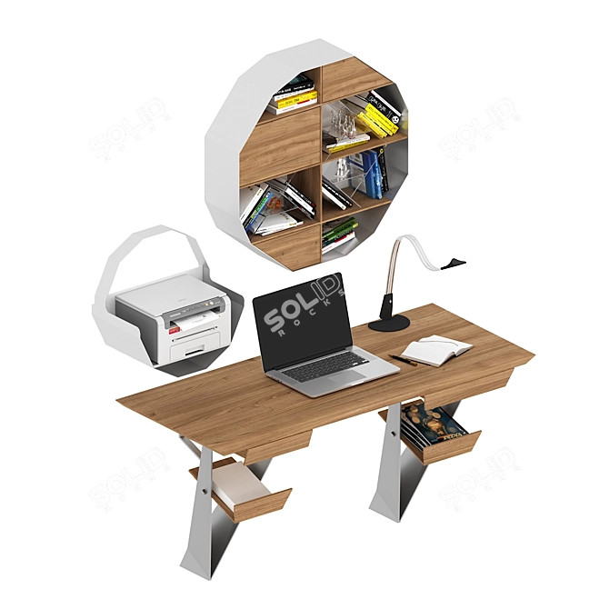 Workplace Essentials 3D model image 2