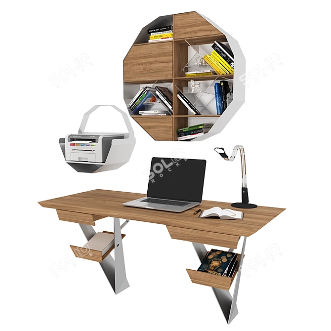 Workplace Essentials 3D model image 3