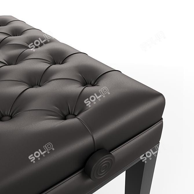 Elegant Piano Seat: Timeless Classic 3D model image 2