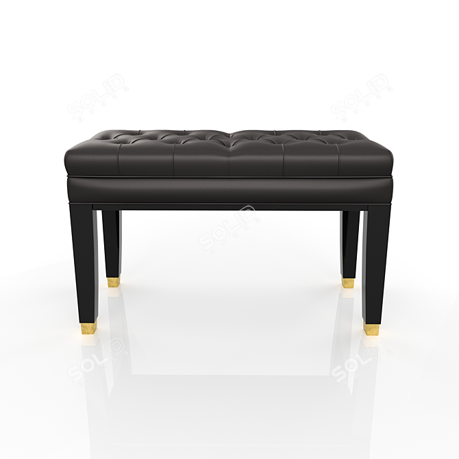 Elegant Piano Seat: Timeless Classic 3D model image 3