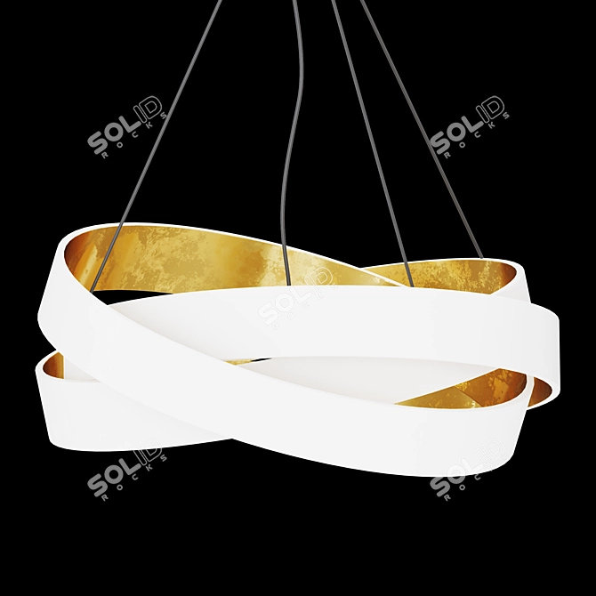 Elegant Pura S60 Chandelier 3D model image 3