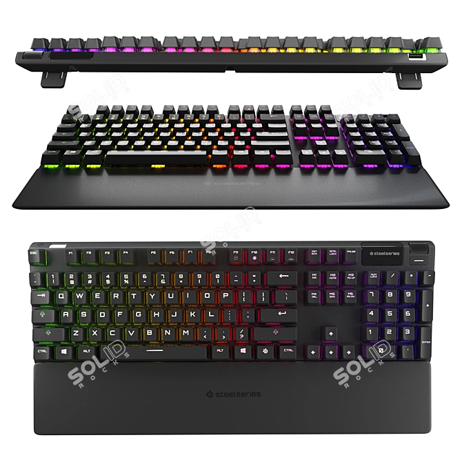 Ultimate Gaming Keyboard: SteelSeries APEX Pro 3D model image 1