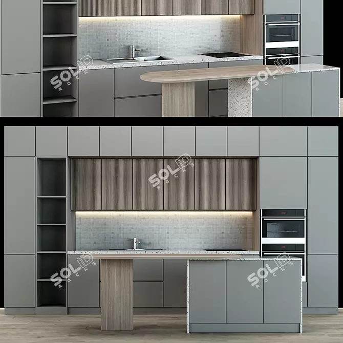 Multifunctional Kitchen Organizer 3D model image 1