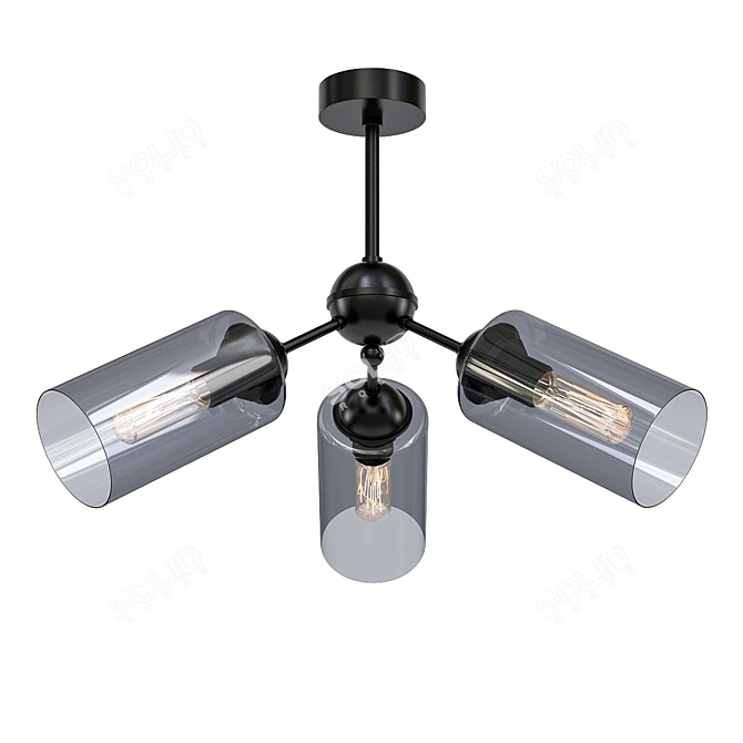 Elegant Vitaluce Pendant Light 3D model image 1