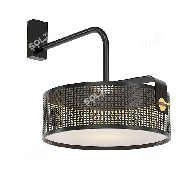 Modena Wall Light 3D model image 1