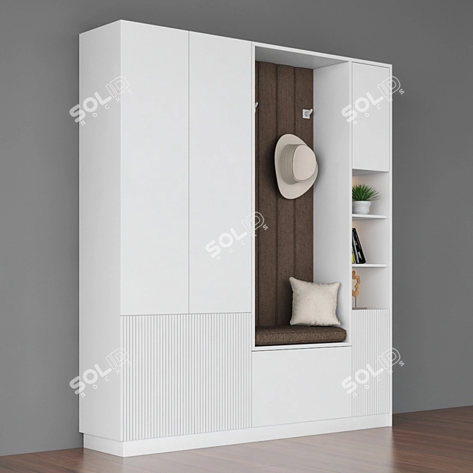 Modern V-Ray Furniture Set 3D model image 2