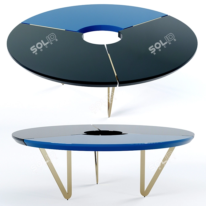 Futuristic Elegance: Above II Table 3D model image 1